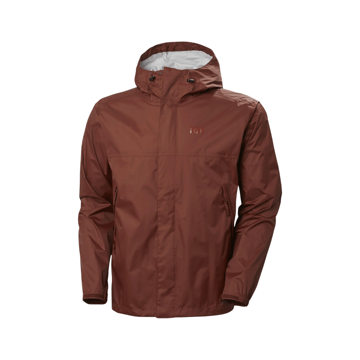 HELLY HANSEN MEN'S LOKE JACKET - IRON OXIDE, FRONT ANGLE, MD, LG, XL, XXL