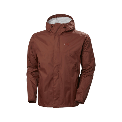 HELLY HANSEN MEN'S LOKE JACKET - IRON OXIDE, FRONT ANGLE, MD, LG, XL, XXL