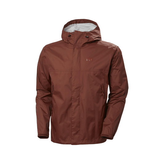 HELLY HANSEN MEN'S LOKE JACKET - IRON OXIDE, FRONT ANGLE, MD, LG, XL, XXL