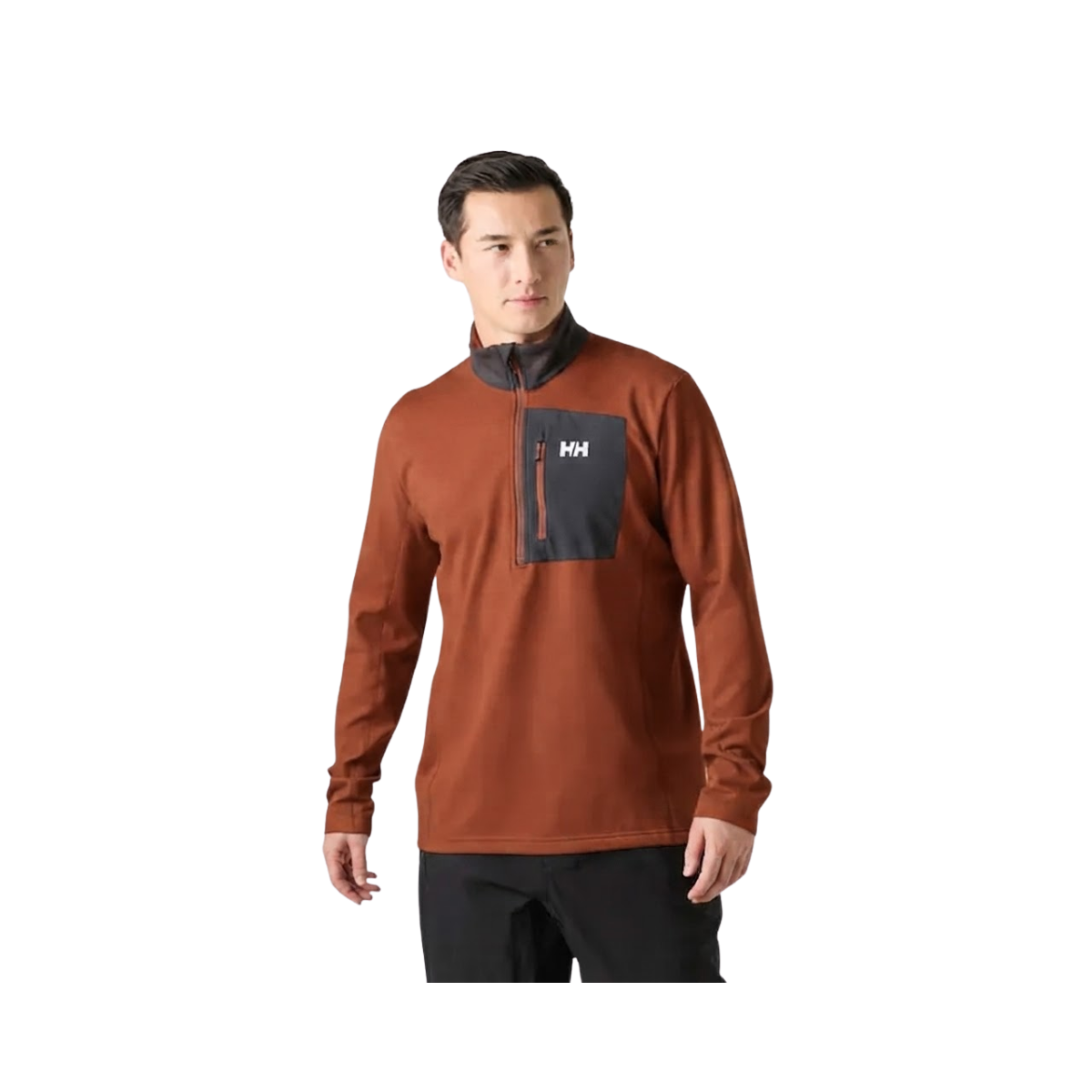 HELLY HANSEN VERSALITE 1/2 ZIP FLEECE IRON OXIDE