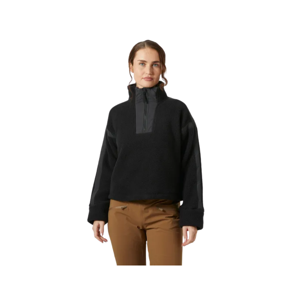 HELLY HANSEN W IMPERIAL PILE ZIP PULLOVER BLACK