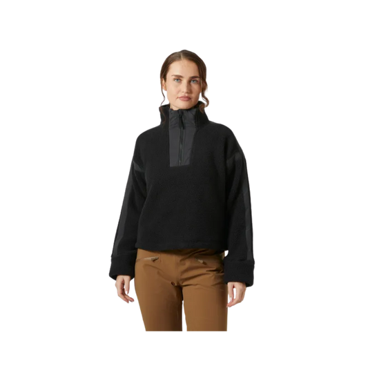 HELLY HANSEN W IMPERIAL PILE ZIP PULLOVER BLACK