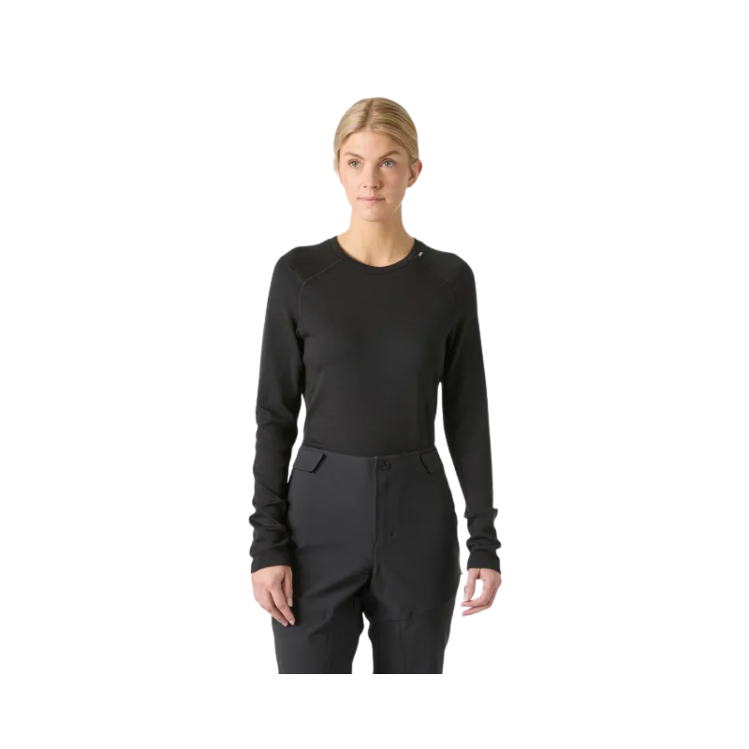 HELLY HANSEN W LIFA MERINO MDWT CREW BLACK