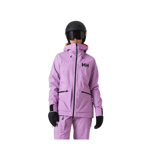 HELLY HANSEN W POWDERQUEEN 3.0 JACKET BRIGHT LAVENDER