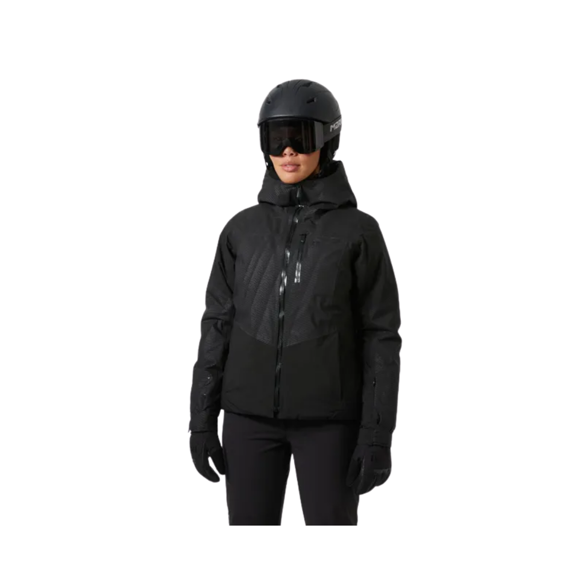 HELLY HANSEN W VALDISERE 3.0 JACKET BLACK STRIPE
