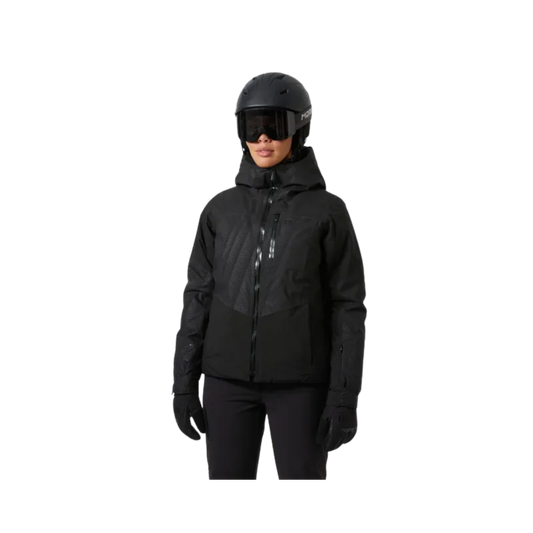 HELLY HANSEN W VALDISERE 3.0 JACKET BLACK STRIPE