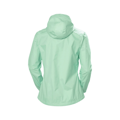 HELLY HANSEN WOMEN'S LOKE JACKET - MINT, BACK ANGLE, SM, MD, LG, XL