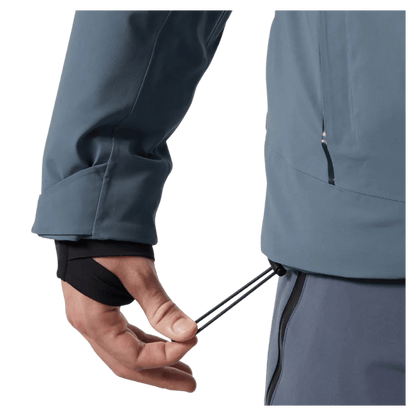 HELLY HANSEN MEN'S ALPHA 4.0 INSULATED SKI JACKET - WASHED NAVY - ADJUSTMENT