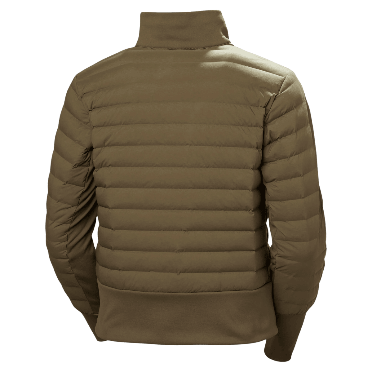 HELLY HANSEN WOMEN'S AVANTI DOWN MIDLAYER SKI JACKET - SEPIA_BACK VIEW