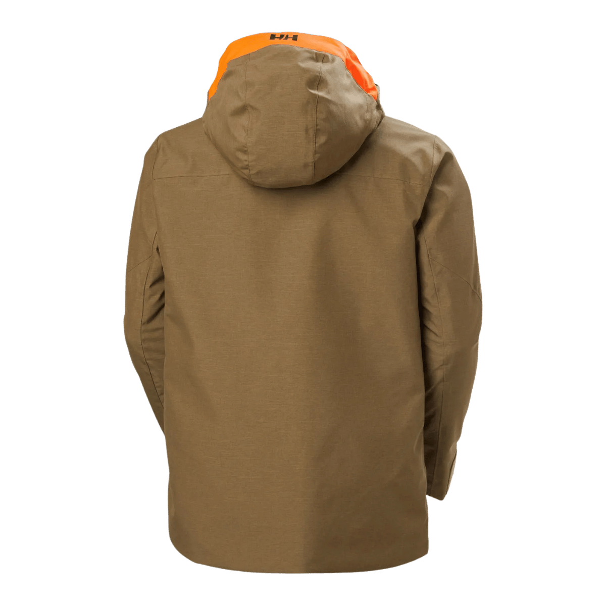 HELLY HANSEN GARIBALDI 2.0 MENS INSULATED SKI JACKET - SEPIA_BACK ANGLE