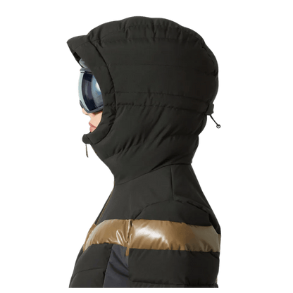 HELLY HANSEN WOMEN'S IMPERIAL PUFFY 2.0 JACKET - BLACK_SIDE VIEW HOODY