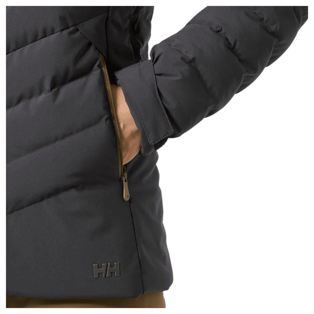 HELLY HANSEN WOMEN'S IMPERIAL PUFFY 2.0 JACKET - BLACK_LEFT POCKET