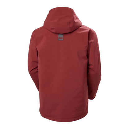 HELLY HANSEN JUNIPER 3.0 SKI JACKET - RED_BACK ANGLE