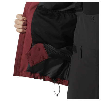 HELLY HANSEN MEN'S JUNIPER 3.0 SKI JACKET - MARS RED - INNER POCKET