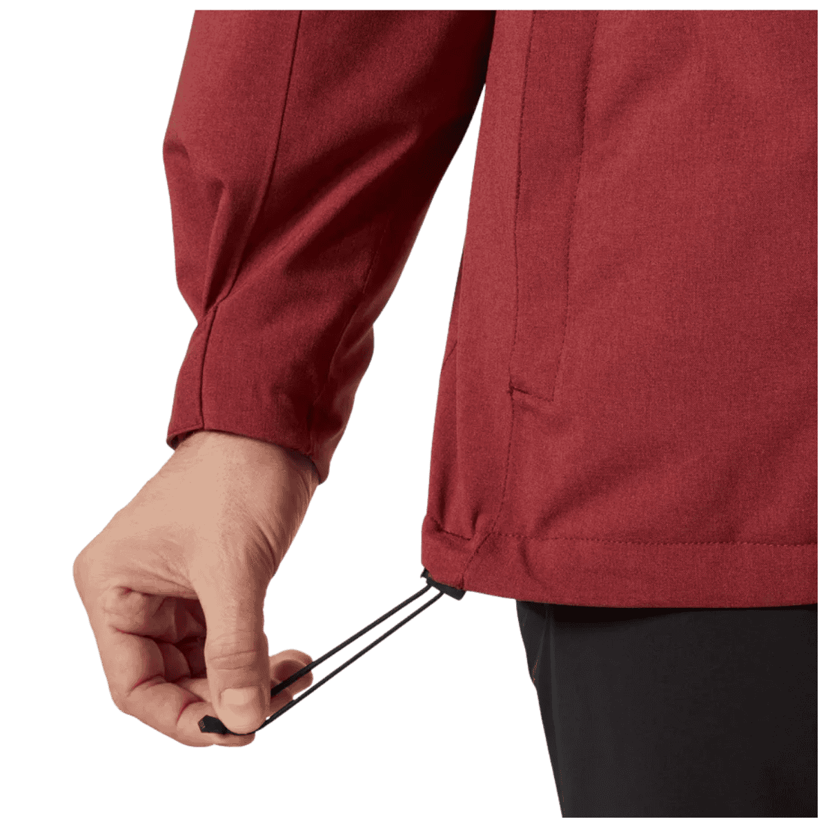 HELLY HANSEN MEN'S JUNIPER 3.0 SKI JACKET - MARS RED - ADJUSTMENT