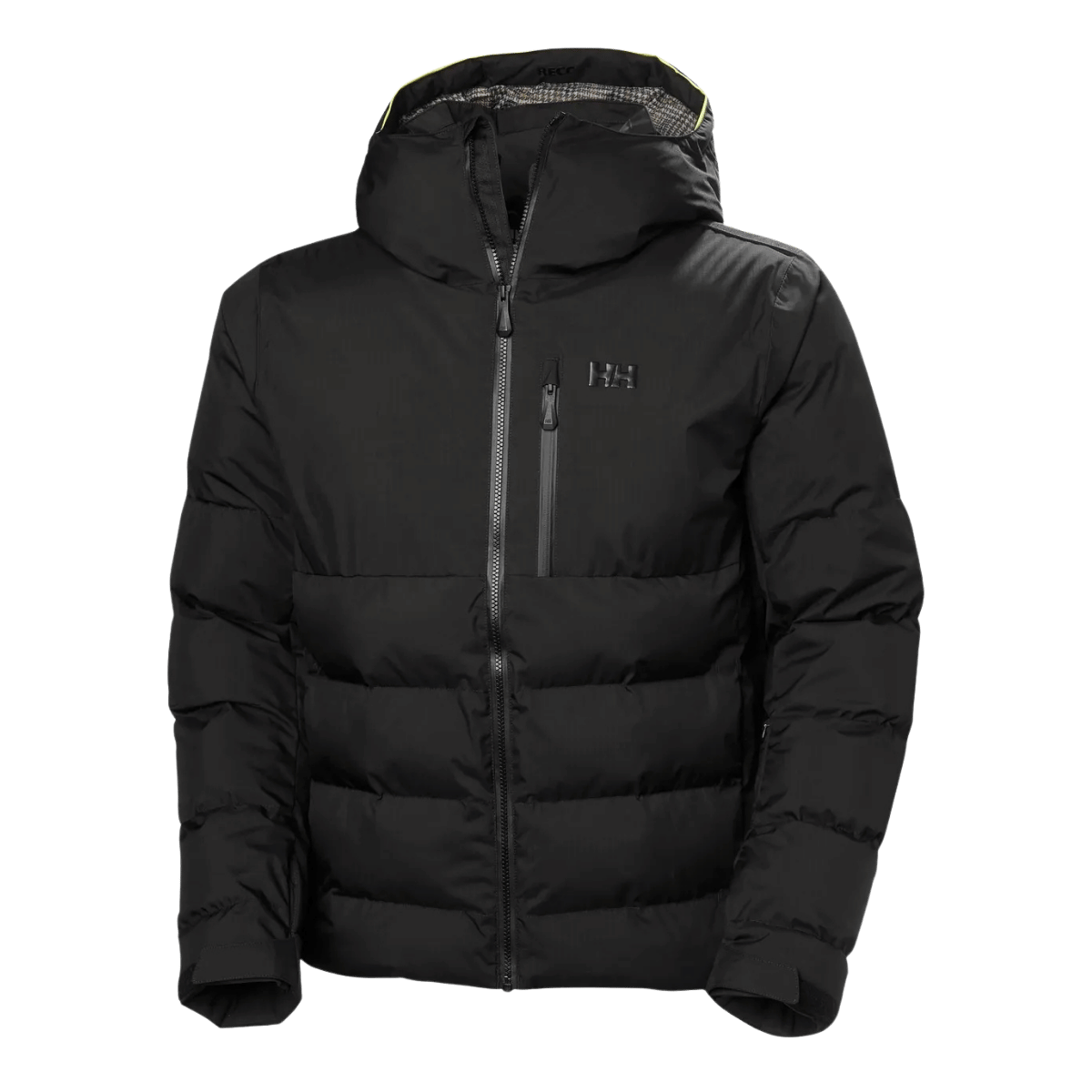 HELLY HANSEN KVITFJELL RACE MENS PUFFY SKI JACKET - BLACK