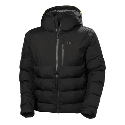 HELLY HANSEN KVITFJELL RACE MENS PUFFY SKI JACKET - BLACK
