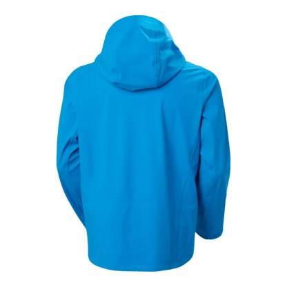 HELLY HANSEN SWIFT 3L SHELL MENS INSULATED SKI JACKET - NEPTUNE BLUE_BACK ANGLE