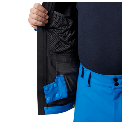 HELLY HANSEN MEN'S SWIFT 3L SHELL INSULATED SKI JACKET - NEPTUNE BLUE - LEFT INSIDE POCKET