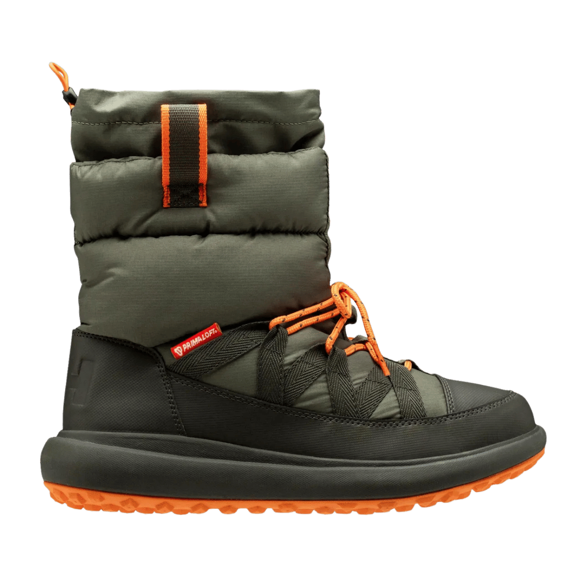 HELLY HANSEN MONARCH MENS BOOTS -40°C - UTILITY GREEN_SIDE ANGLE