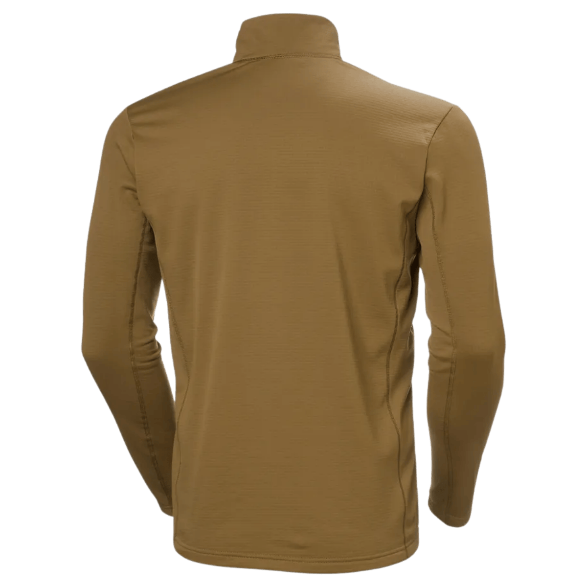HELLY HANSEN VERSALITE 1/2 ZIP GRID FLEECE - SEPIA - BACK 