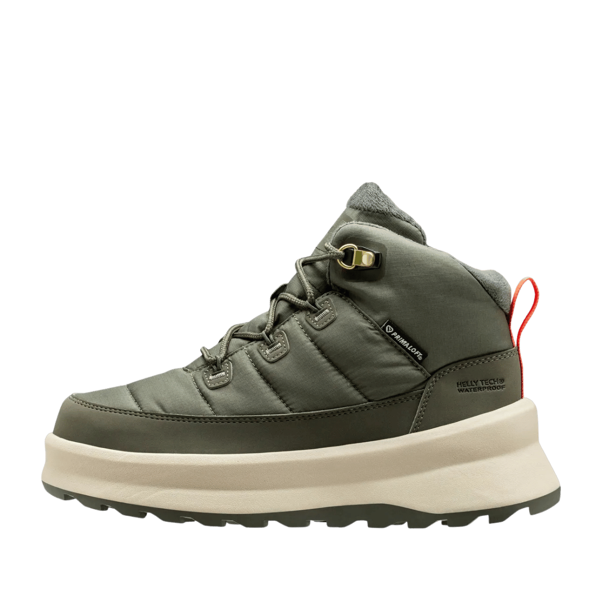 HELLY HANSEN WINTER BLISS BOOT HT WOMENS - UTILITY GREEN_SIDE ANGLE