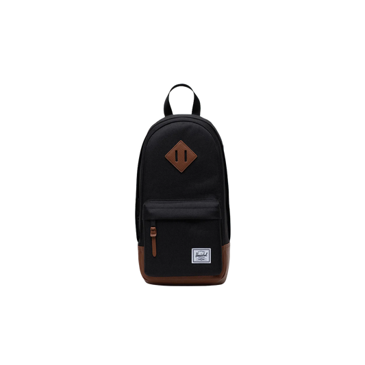HERSCHEL SUPPLY CO HERSCHEL HERITAGE SHOULDER BAG BLACK TONAL