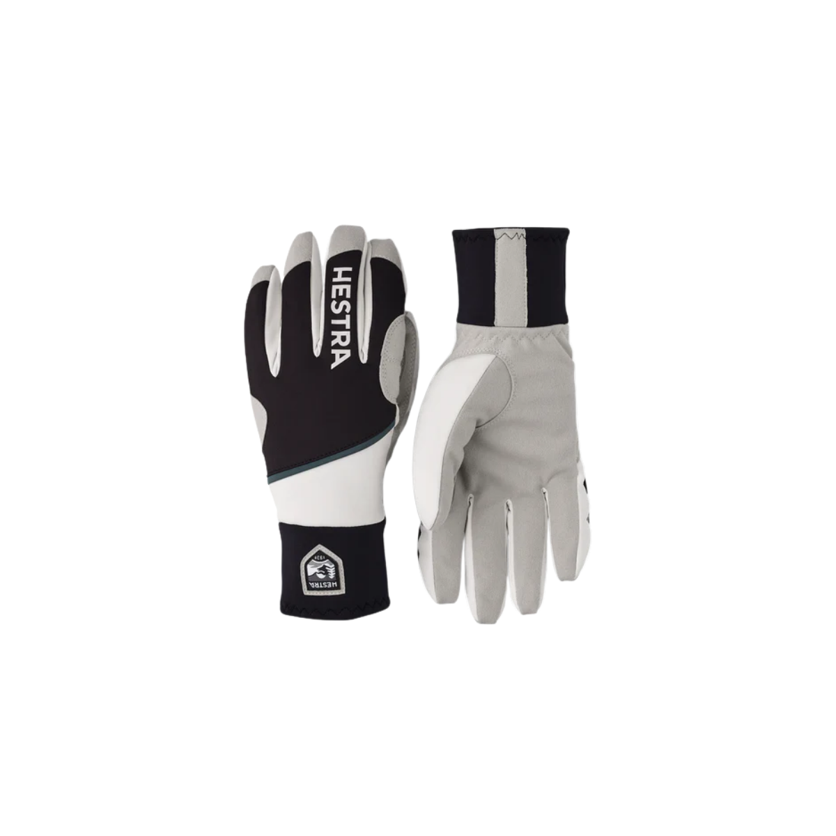 HESTRA COMFORT TRACKER 5-FINGER GLOVE BLACK OFF WHITE