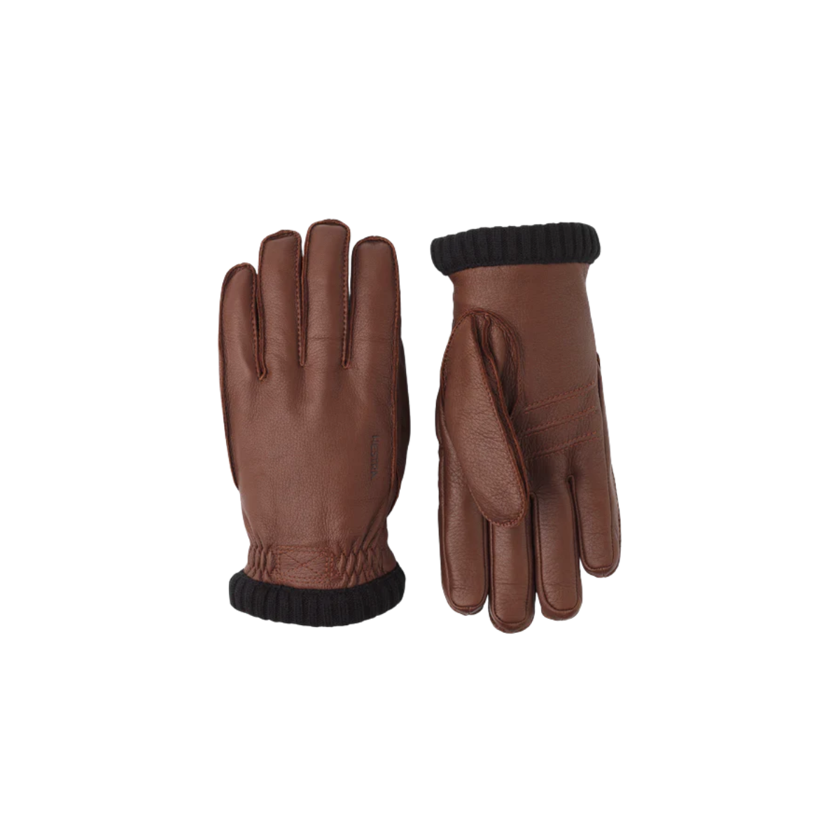 HESTRA DEERSKIN PRIMALOFT RIBBED CHOCOLATE