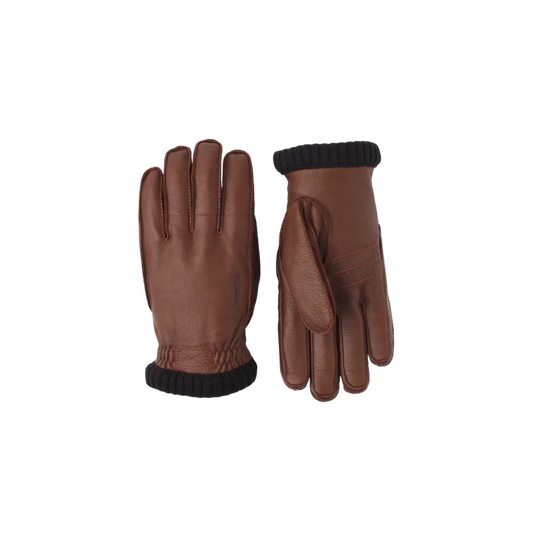 HESTRA DEERSKIN PRIMALOFT RIBBED CHOCOLATE