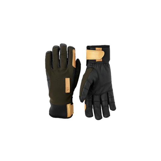 HESTRA ERGO GRIP ACTV WOOL TERRY GLV DARK FOREST BLACK