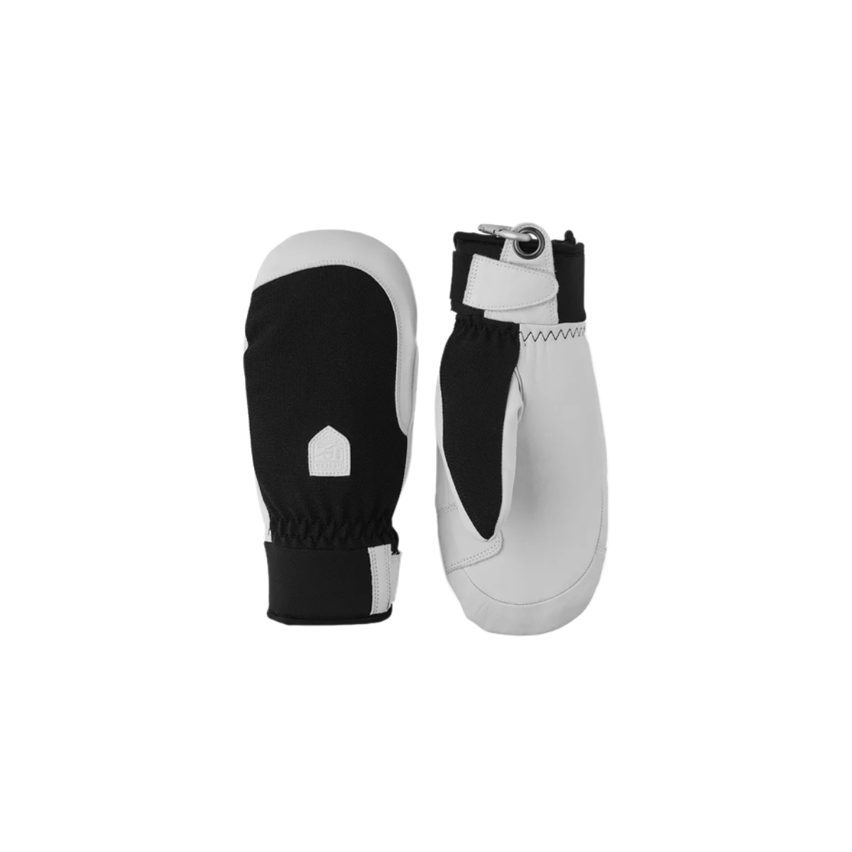 HESTRA W ARMY LEATHER PATROL MITT BLACK