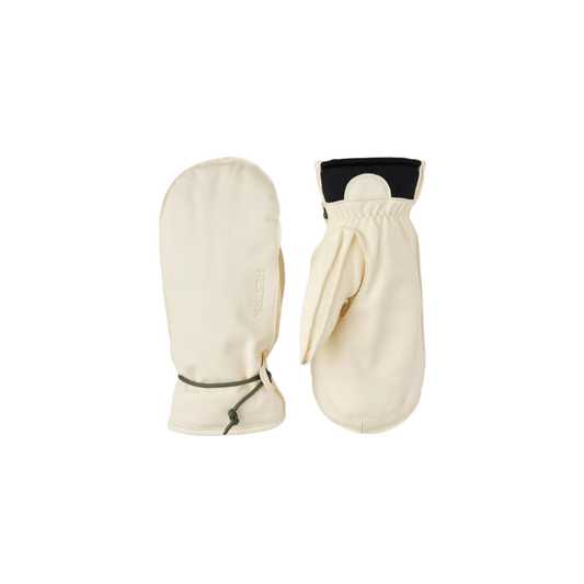HESTRA WAKAYAMA MITT ALMOND WHITE