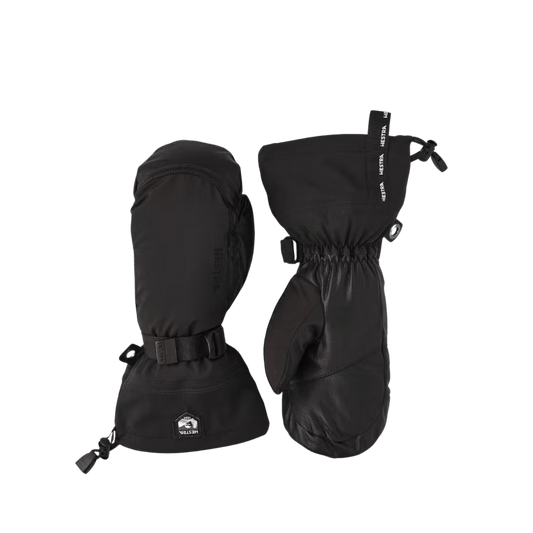 HESTRA MEN'S ARMY LEATHER EXTREME MITT - BLACK/BLACK