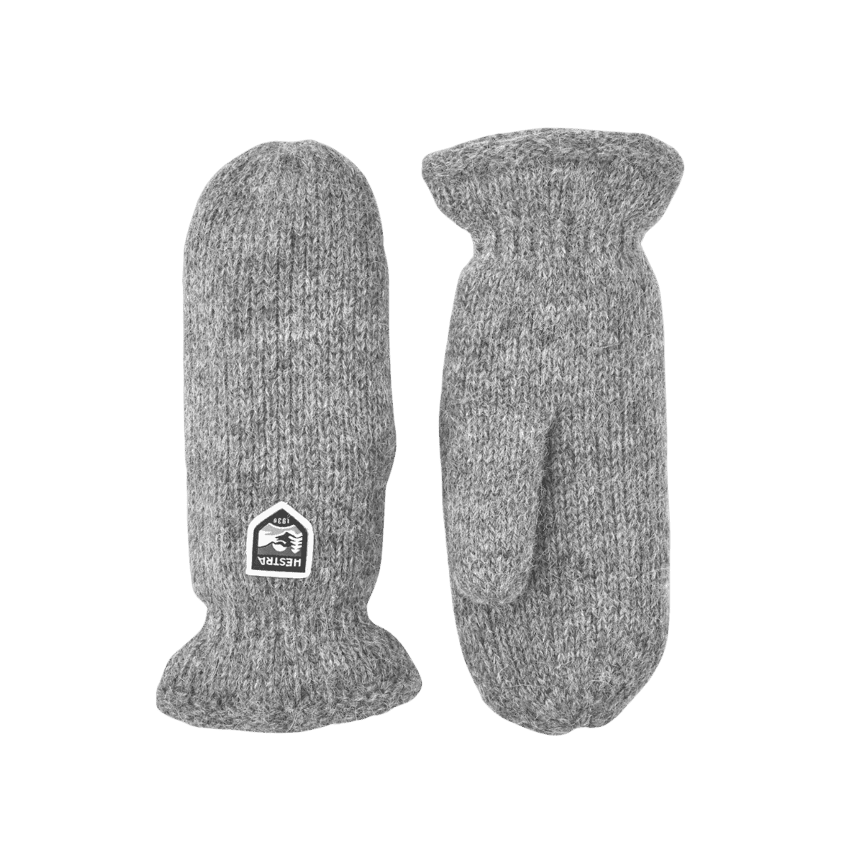 HESTRA MEN'S BASIC WOOL MITT - GREY 