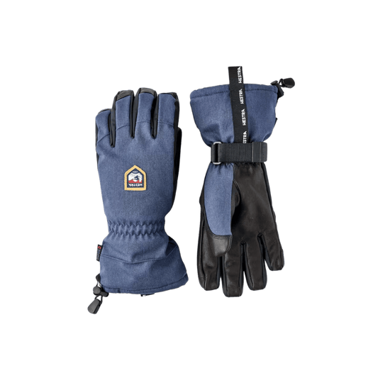HESTRA CZONE MOUNTAIN GLOVE - NAVY - FRONT/BACK VIEW