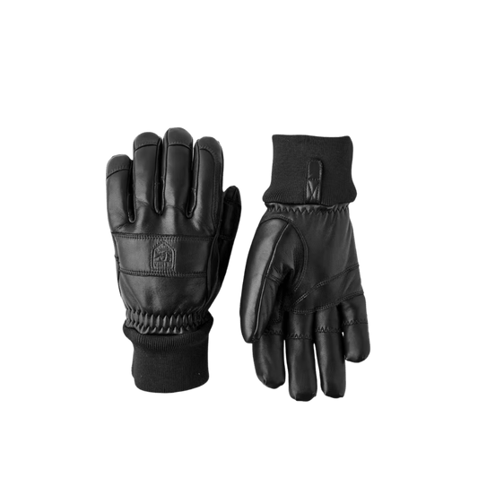 HESTRA ERGO GRIP CZONE VERNUM - BLACK - FRONT/BACK VIEW