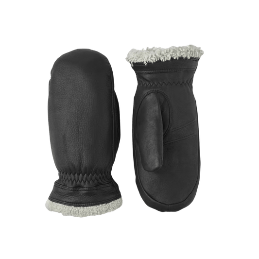 HESTRA WOMEN'S SUNDBORN MITT - BLACK 