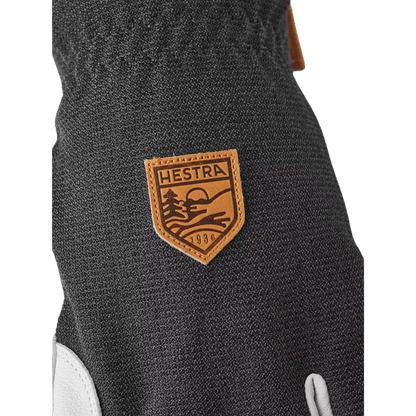 HESTRA ARMY LEATHER PATROL GAUNTLET GLOVE - CHARCOAL_2