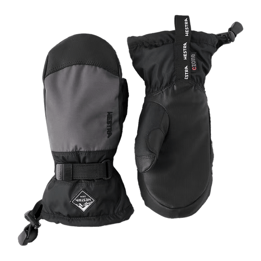 HESTRA GAUNTLET CZONE JR MITT - GRAPHITE BLACK