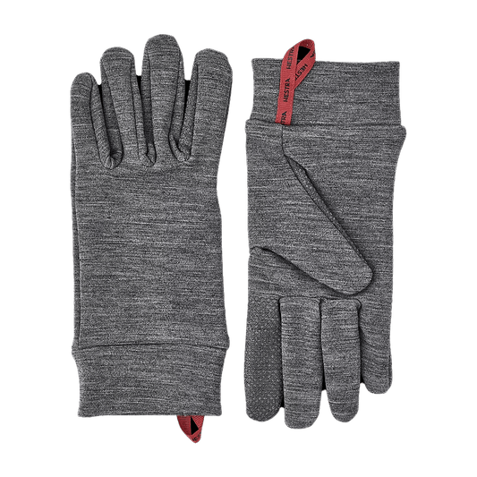 HESTRA TOUCH POINT WARMTH GLOVES - GREY