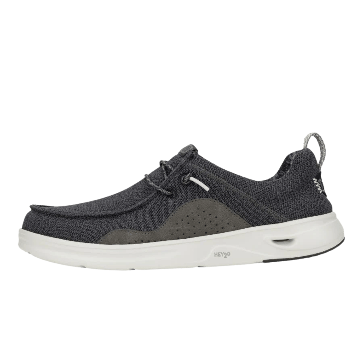 HEY DUDE WALLY HEY20 MESH - BLACK/MONUMENT GREY