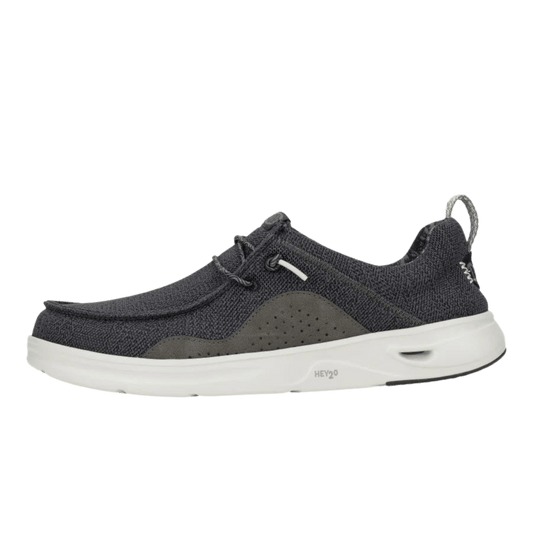 HEY DUDE WALLY HEY20 MESH - BLACK/MONUMENT GREY
