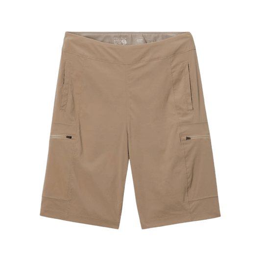 MOUNTAIN HARDWEAR WOMEN'S DYNAMA HIGH RISE BERMUDA - KHAKI