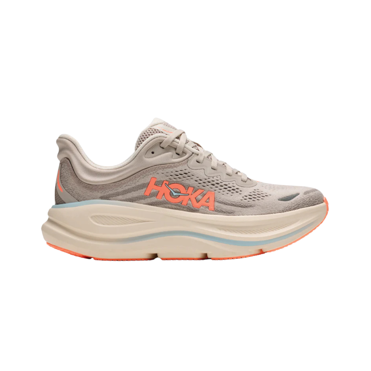 HOKA ONE ONEW BONDI 9 RIVER ROCK GRAY MINERAL ORE