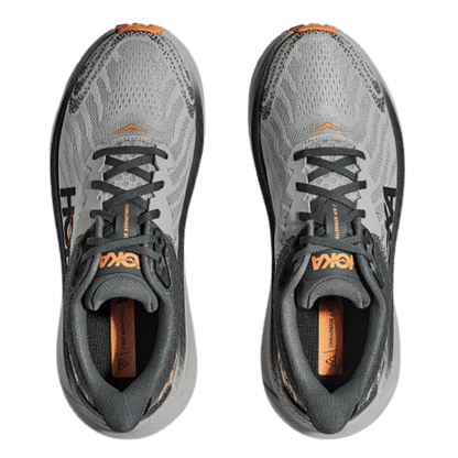 HOKA MEN'S CHALLENGER ATR 7 RUNNING SHOES - MIST/CASTLEROCK - TOP FULL VIEW PAIR