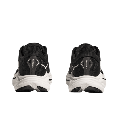 HOKA ONE ONE WOMEN'S CLIFTON 10 - BLACK/WHITE