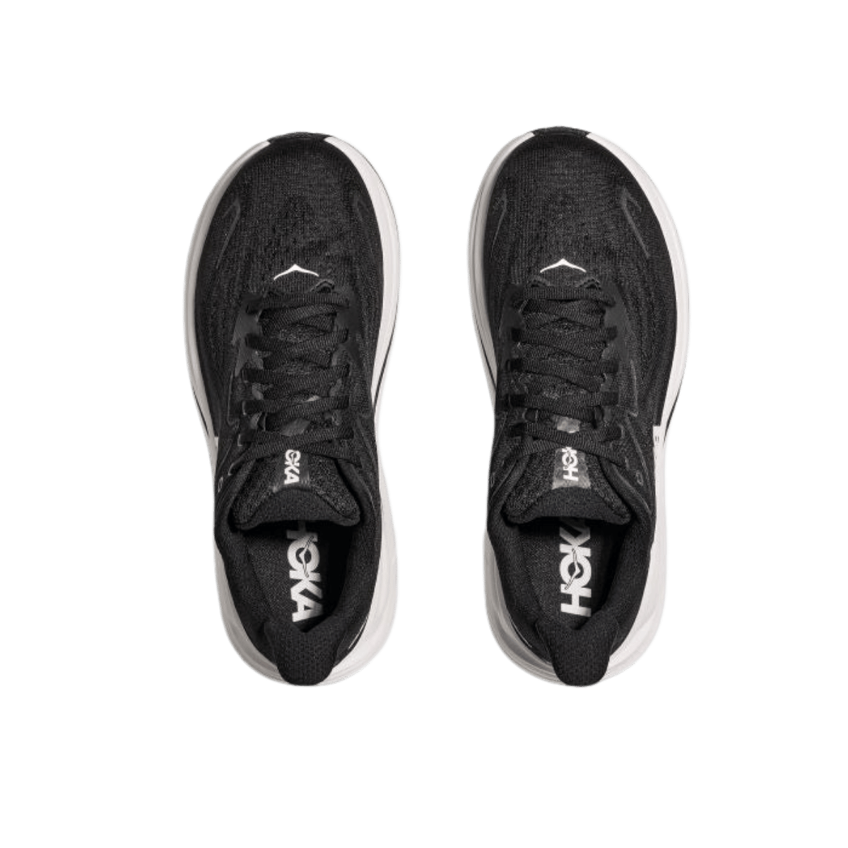 HOKA ONE ONE WOMEN'S CLIFTON 10 - BLACK/WHITE