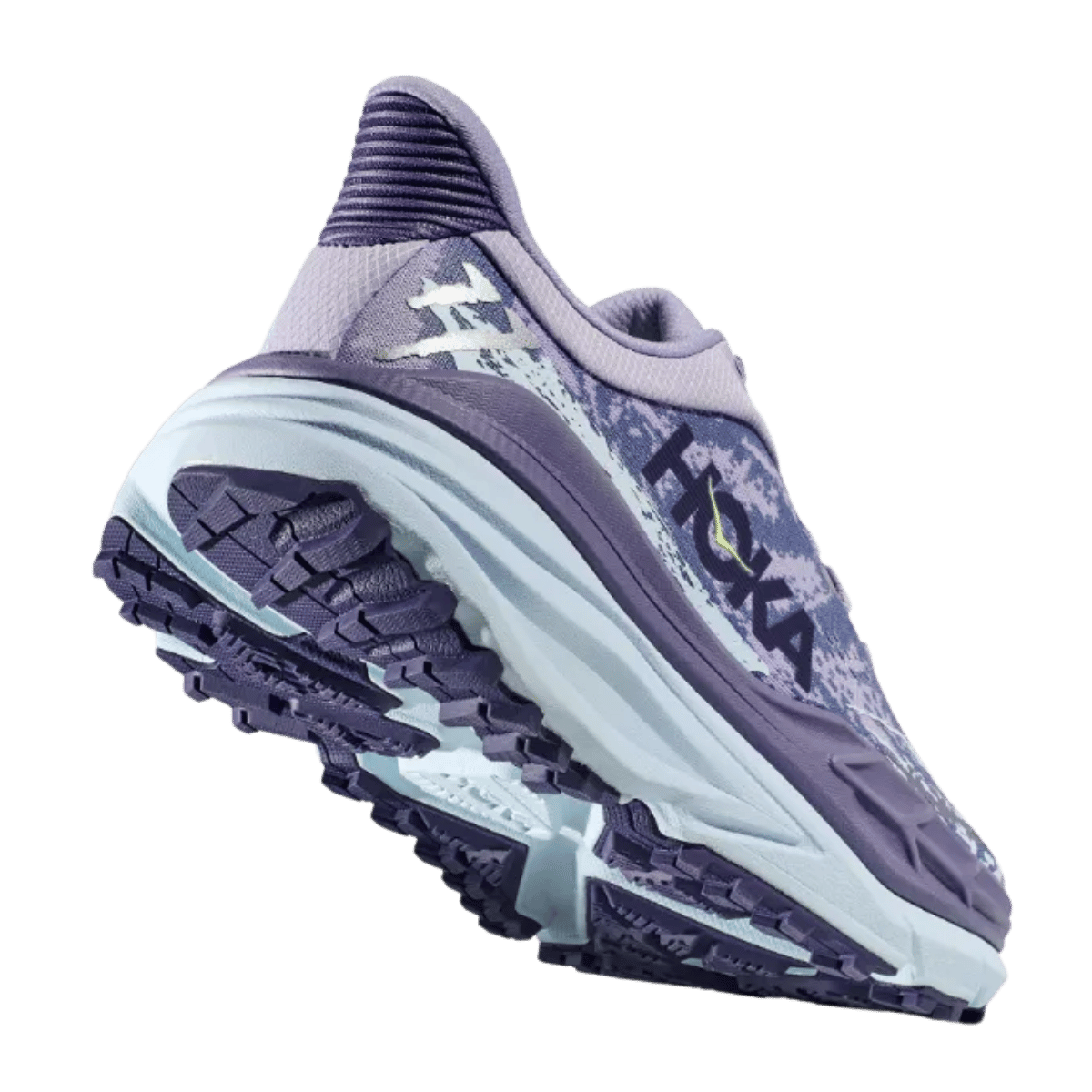 HOKA WOMEN'S STINSON 7 RUNNING SHOES - COSMIC SKY/METEOR - UNDER VIEW