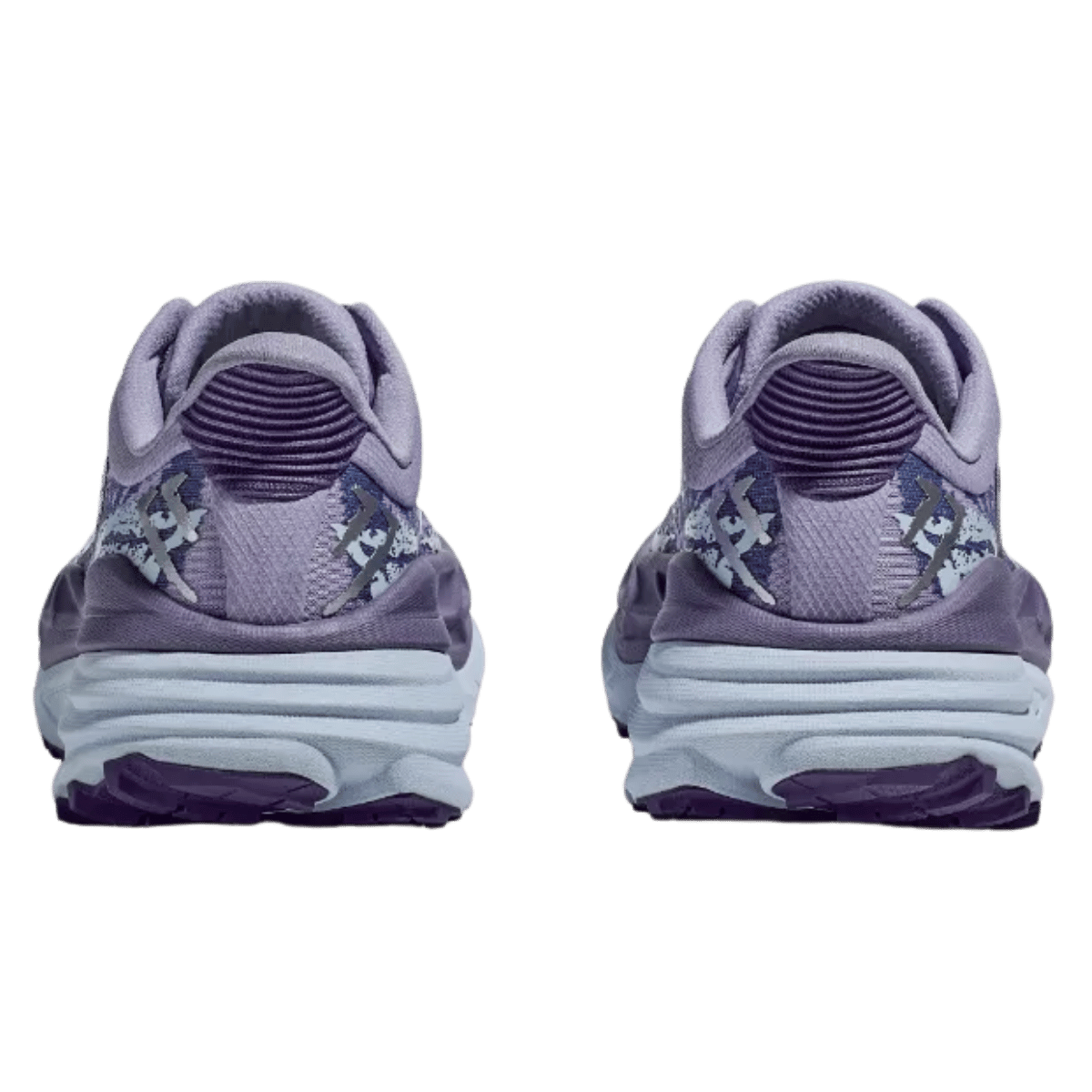 HOKA WOMEN'S STINSON 7 RUNNING SHOES - COSMIC SKY/METEOR - BACK VIEW